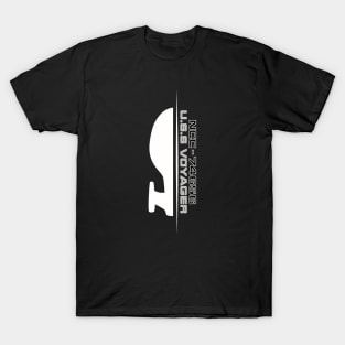 Minimalist Voyager (Black and white) T-Shirt